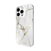 Marble Double Layer Decoration iPhone 14 Case | MagSafe